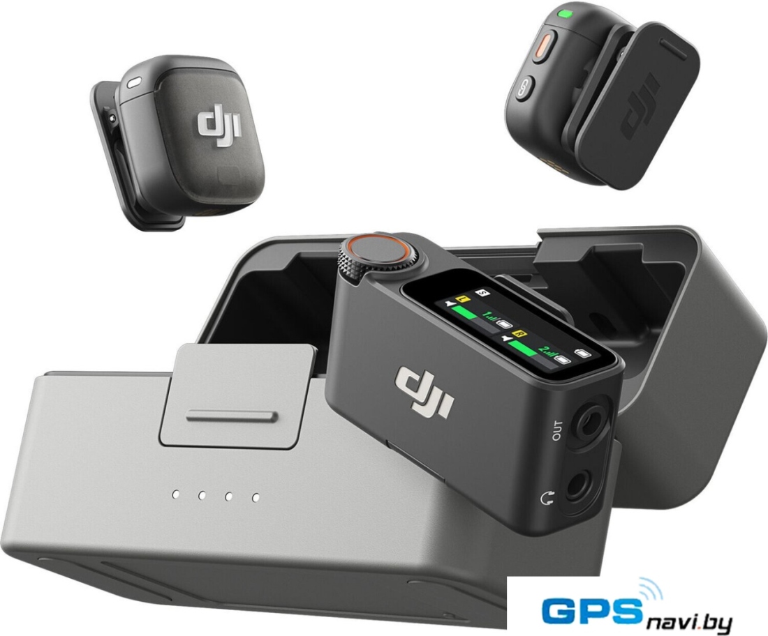 Радиосистема DJI Mic 3 (2TX + 1RX + Charging Case, черный)