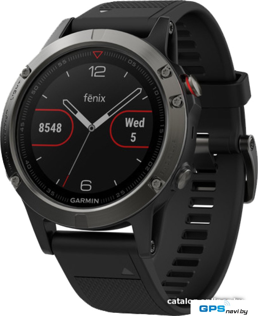 Умные часы Garmin Fenix 5 47mm (серый/черный) [010-01688-00]
