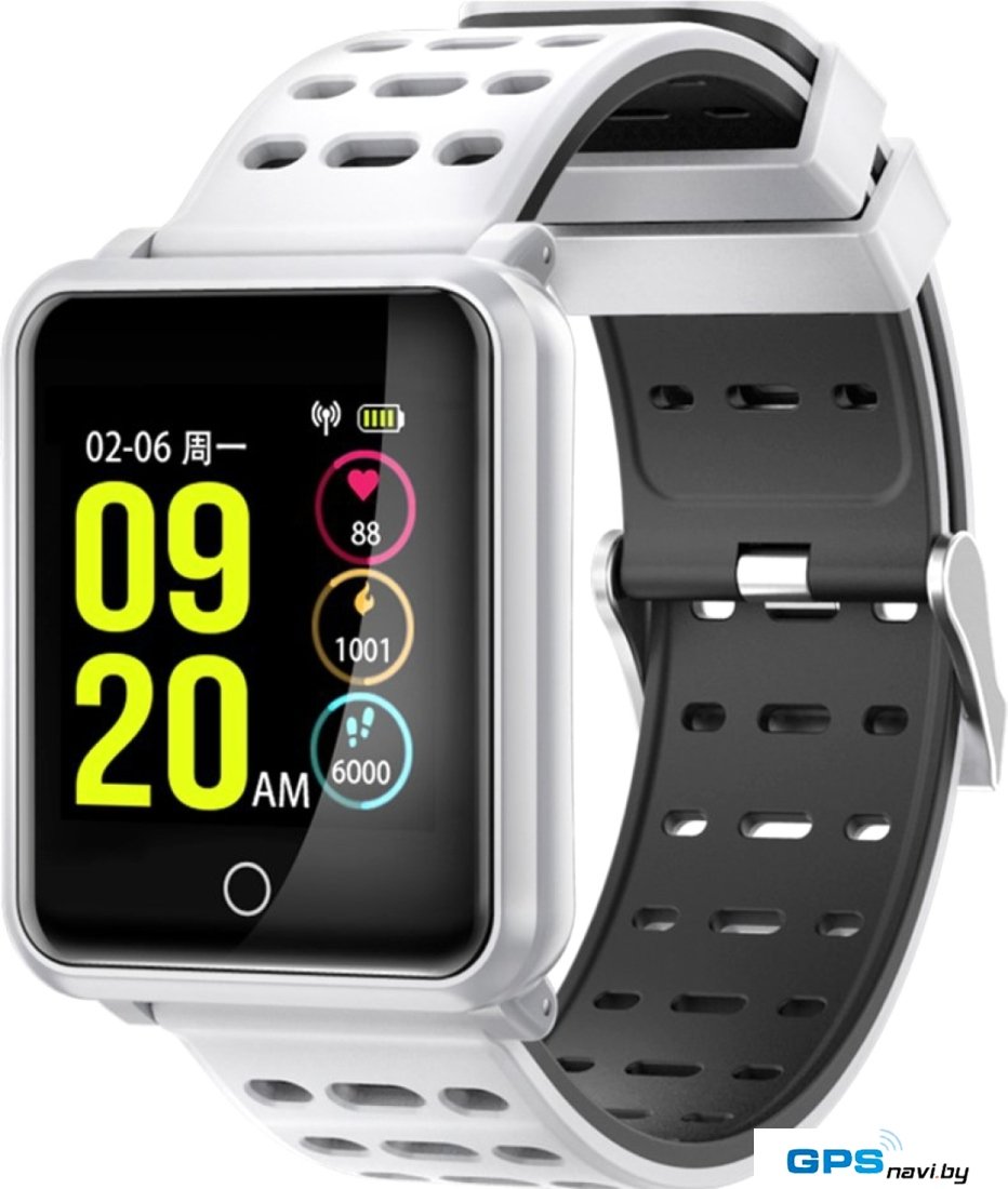 Умные часы Diggro N88 (белый/черный)
