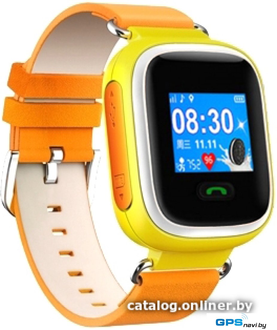 Умные часы Smart Baby Watch Q60 (оранжевый)