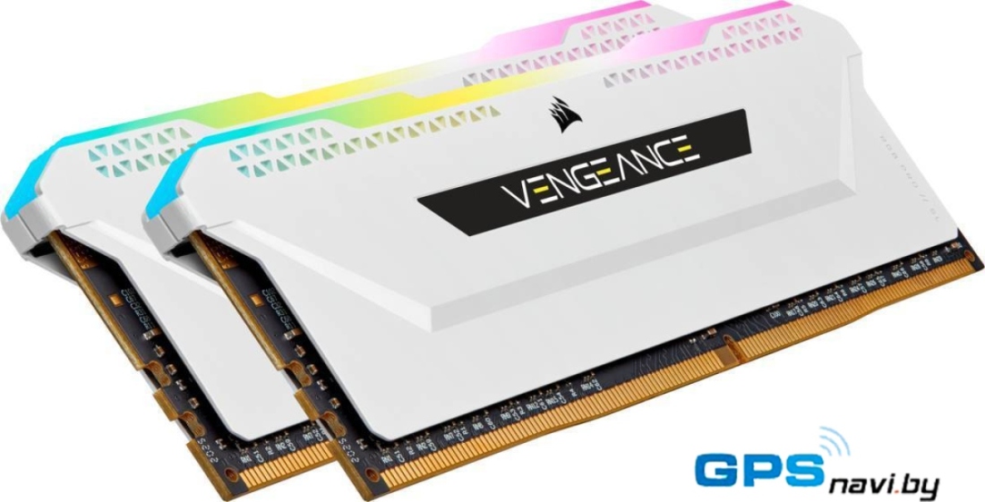 Оперативная память Corsair Vengeance RGB PRO SL 2x16ГБ DDR4 3600 МГц CMH32GX4M2D3600C18W