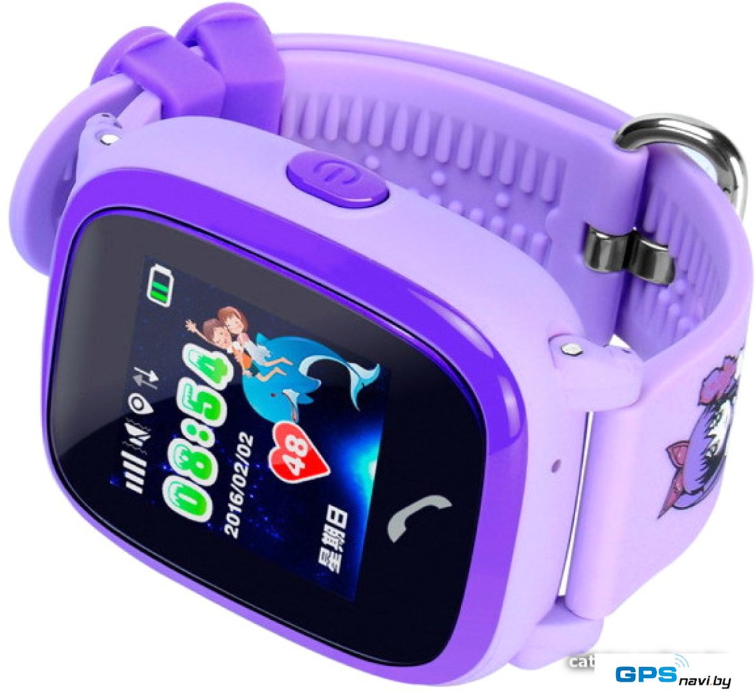 Умные часы Smart Baby Watch W9 (сиреневый)