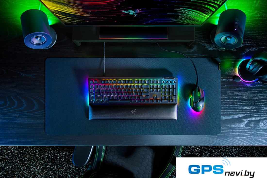 Клавиатура Razer BlackWidow V4 (Razer Yellow, нет кириллицы)