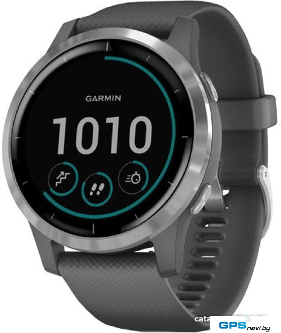 Умные часы Garmin Vivoactive 4 (серый/серебристый)
