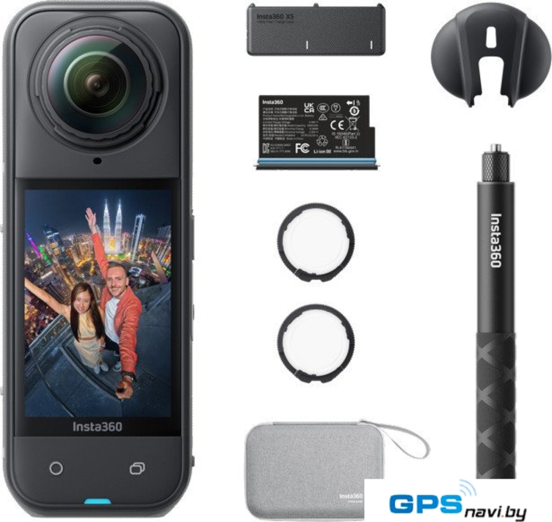 Экшен-камера Insta360 X5 Essential Pack (черный)