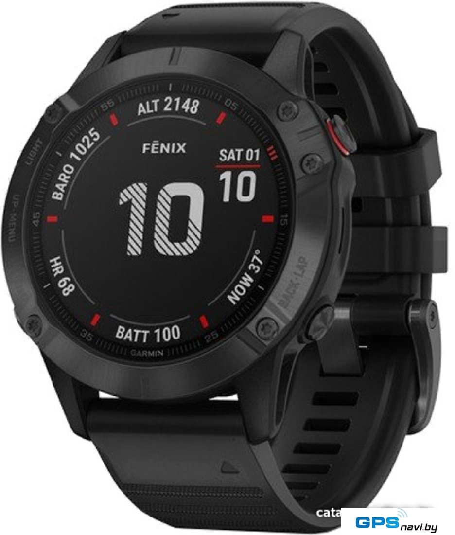 Умные часы Garmin Fenix 6 Pro (черный)