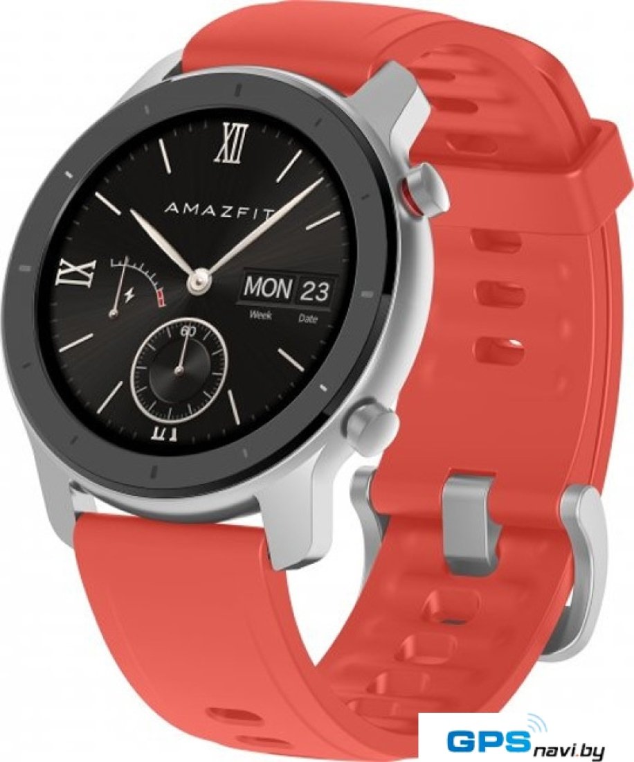Умные часы Amazfit GTR 42мм (кораллово-красный)