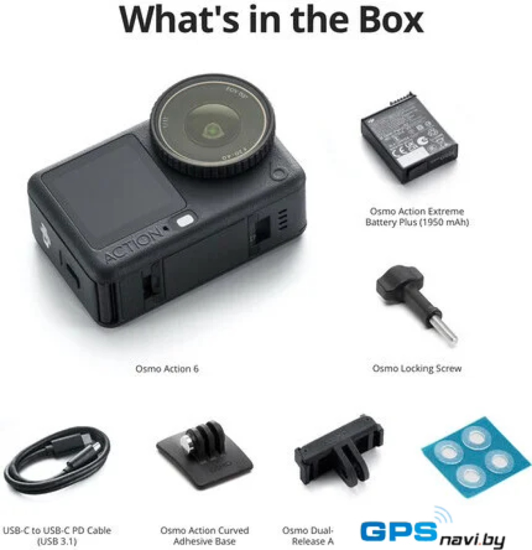 Экшен-камера DJI Osmo Action 6 Standard Combo