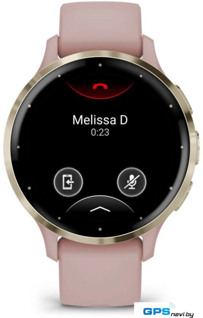 Умные часы Garmin Venu 3S (розовый, с силиконовым ремешком)