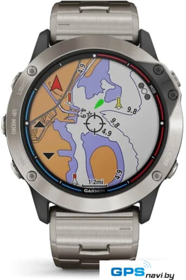 Умные часы Garmin Quatix 6x Solar 51 мм (титановый)