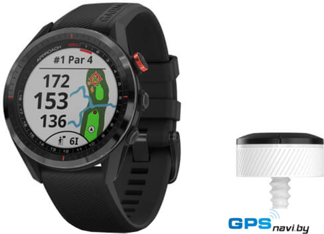 Умные часы Garmin Approach S62 Bundle (черный)