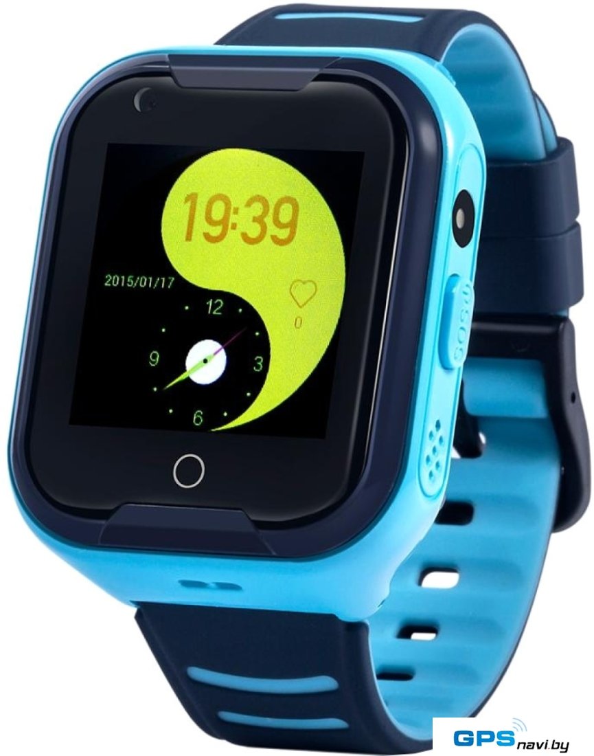 Умные часы Wonlex KT11 (черный/голубой)