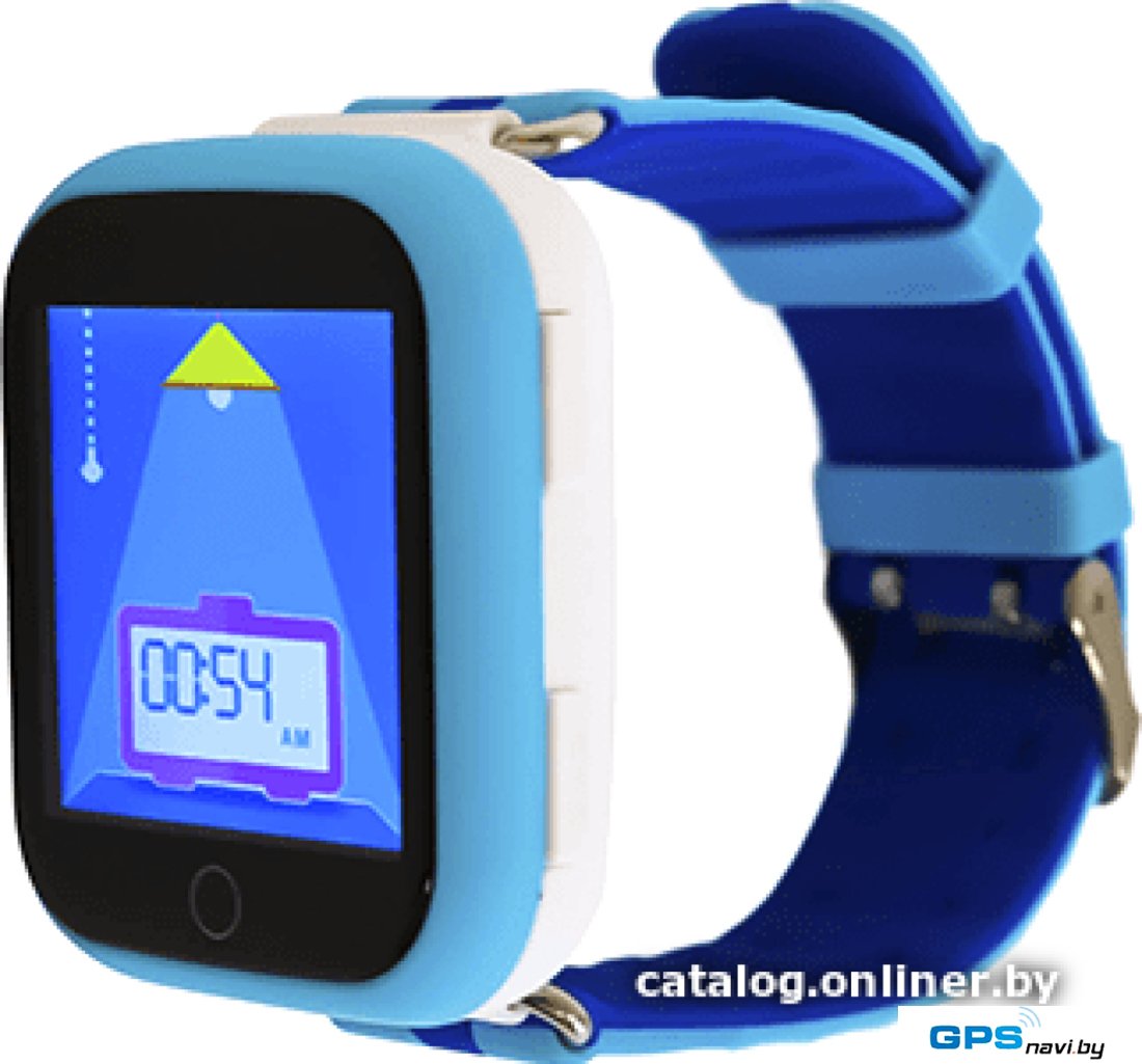 Умные часы Smart Baby Watch Q90 (синий)