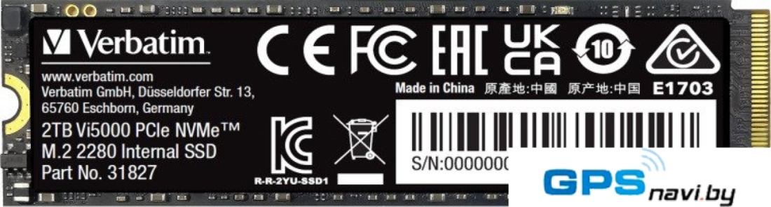 SSD Verbatim Vi5000 2TB 31827