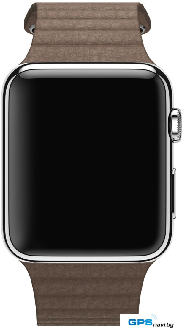 Умные часы Apple Watch 42mm Stainless Steel with Light Brown Leather Loop (MJ402)