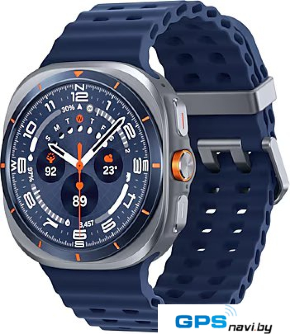 Умные часы Samsung Galaxy Watch Ultra 2025 47 мм LTE (синий титан)
