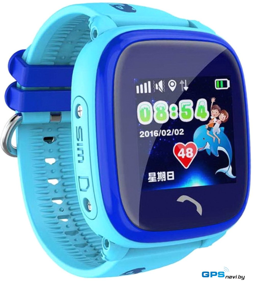 Умные часы Smart Baby Watch W9 (голубой)