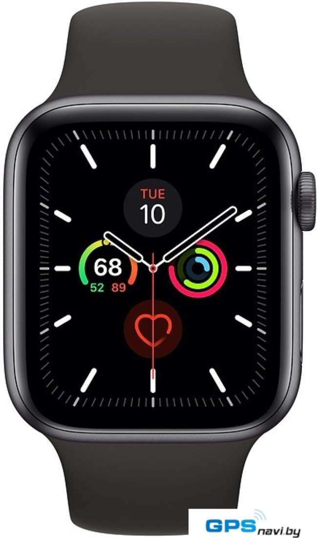 Умные часы Apple Watch Series 5 LTE 44 мм (алюминий серый космос/черный)