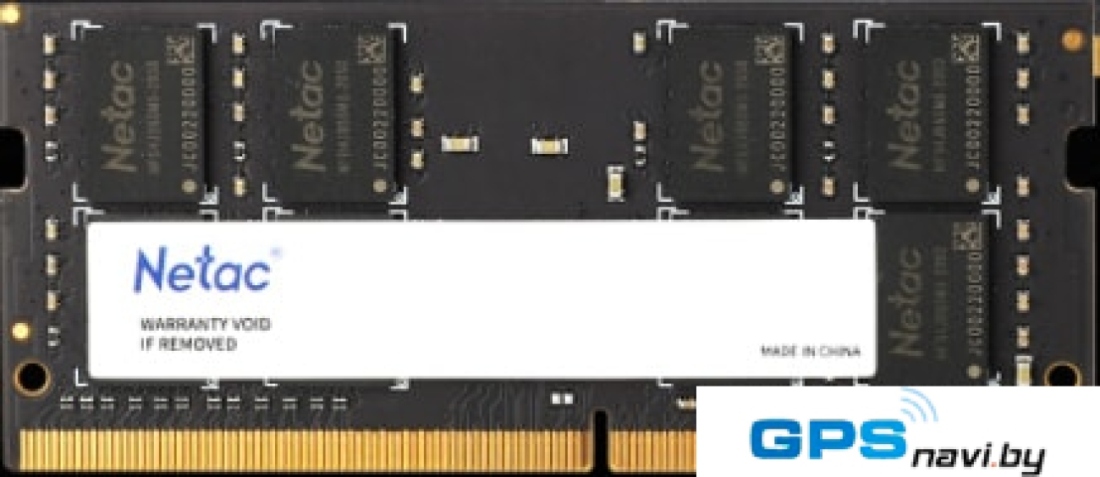 Оперативная память Netac Basic 16GB DDR4 SODIMM PC4-25600 NTBSD4N32SP-16