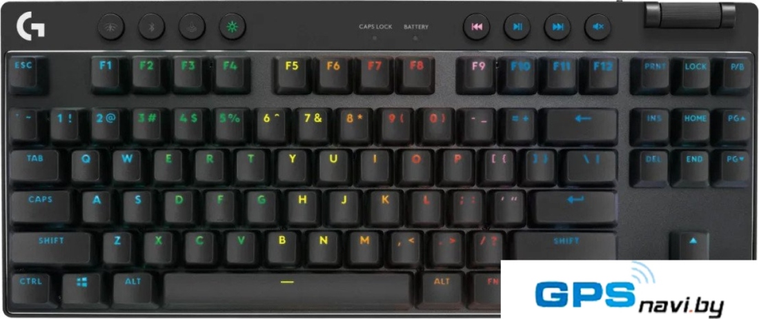 Клавиатура Logitech G Pro X TKL Lightspeed GL Tactile 920-012136 (черный, нет кириллицы)