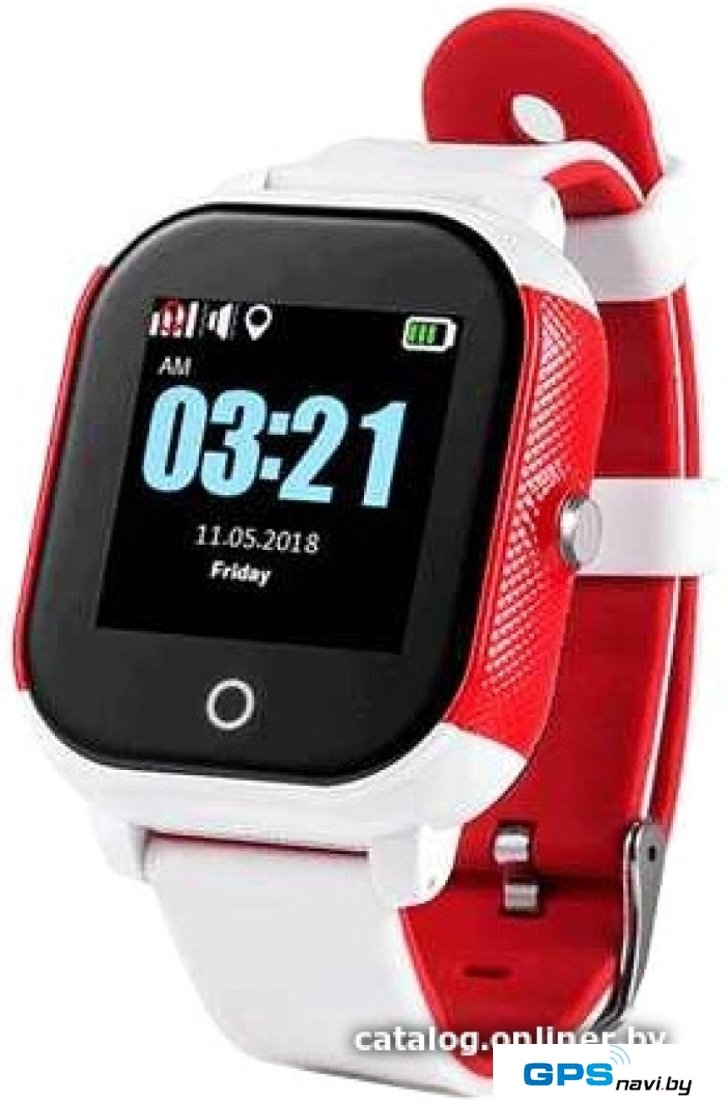 Умные часы Smart Baby Watch GW700S (белый/красный)