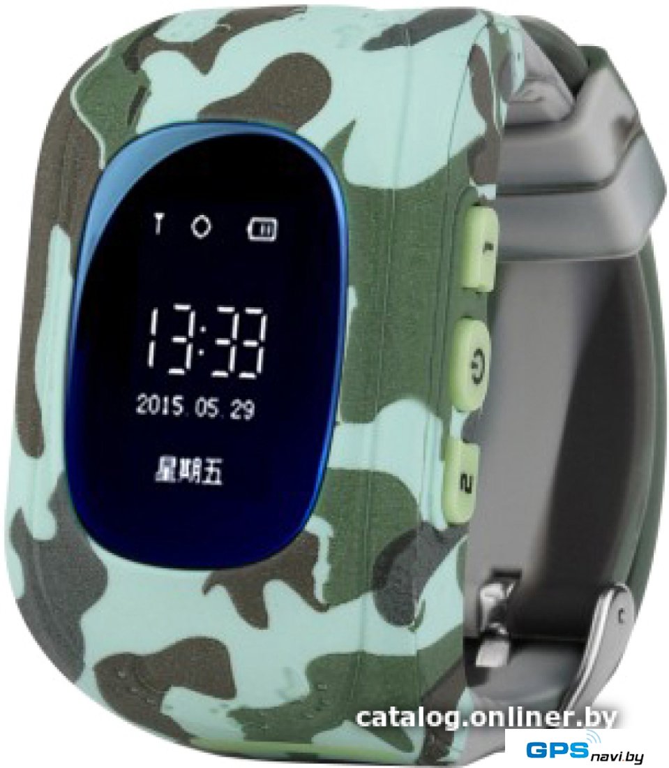 Умные часы Wonlex Q50 Military (голубой)