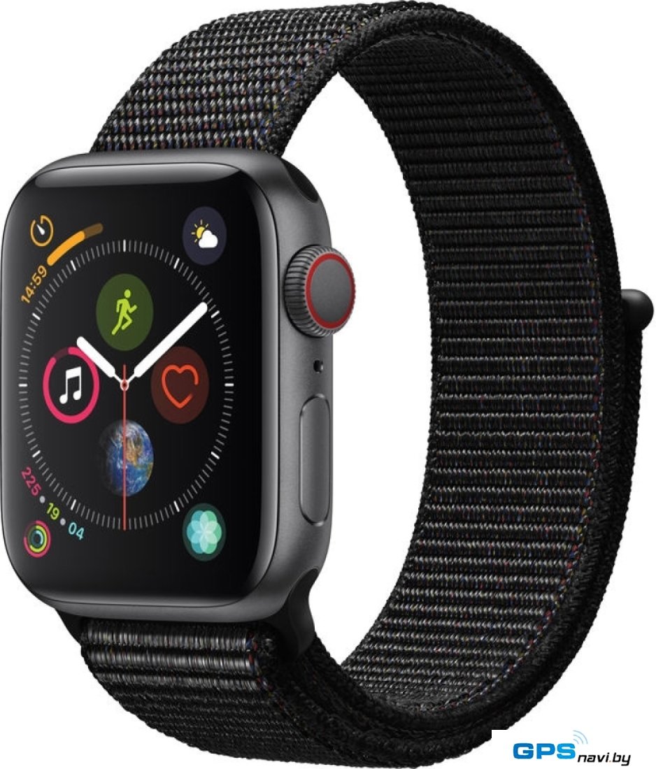 Умные часы Apple Watch Series 4 LTE 40 мм (алюминий серый космос/нейлон черный)