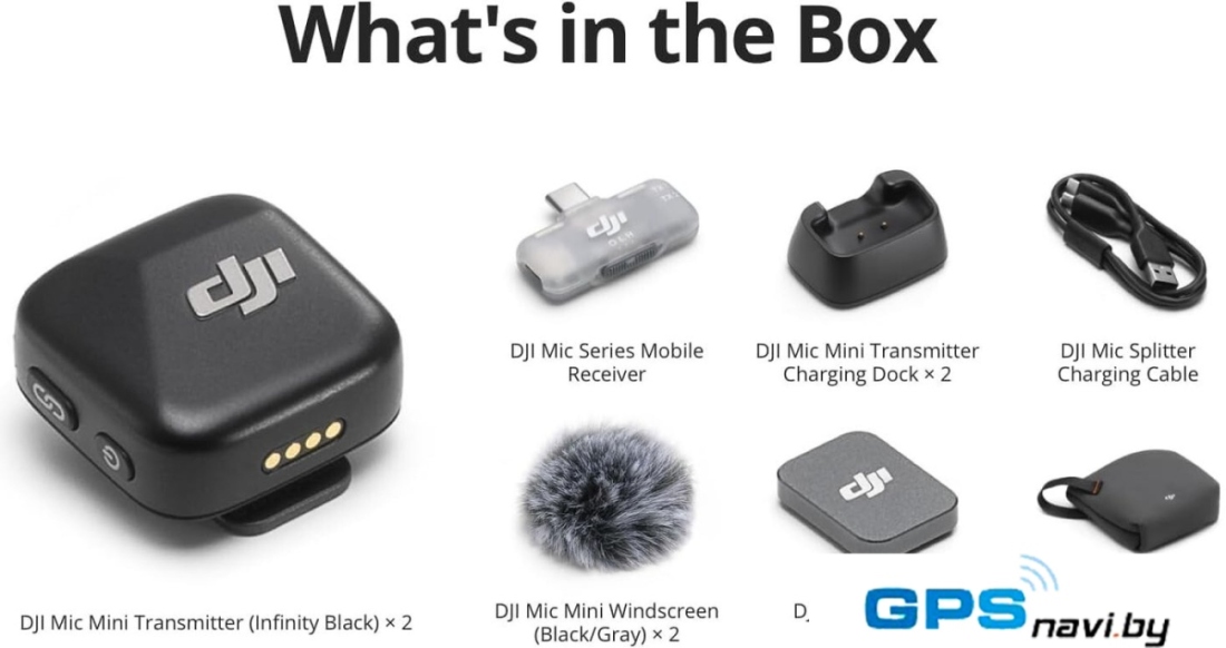 Радиосистема DJI Mic Mini (2TX + 1 Mobile RX)
