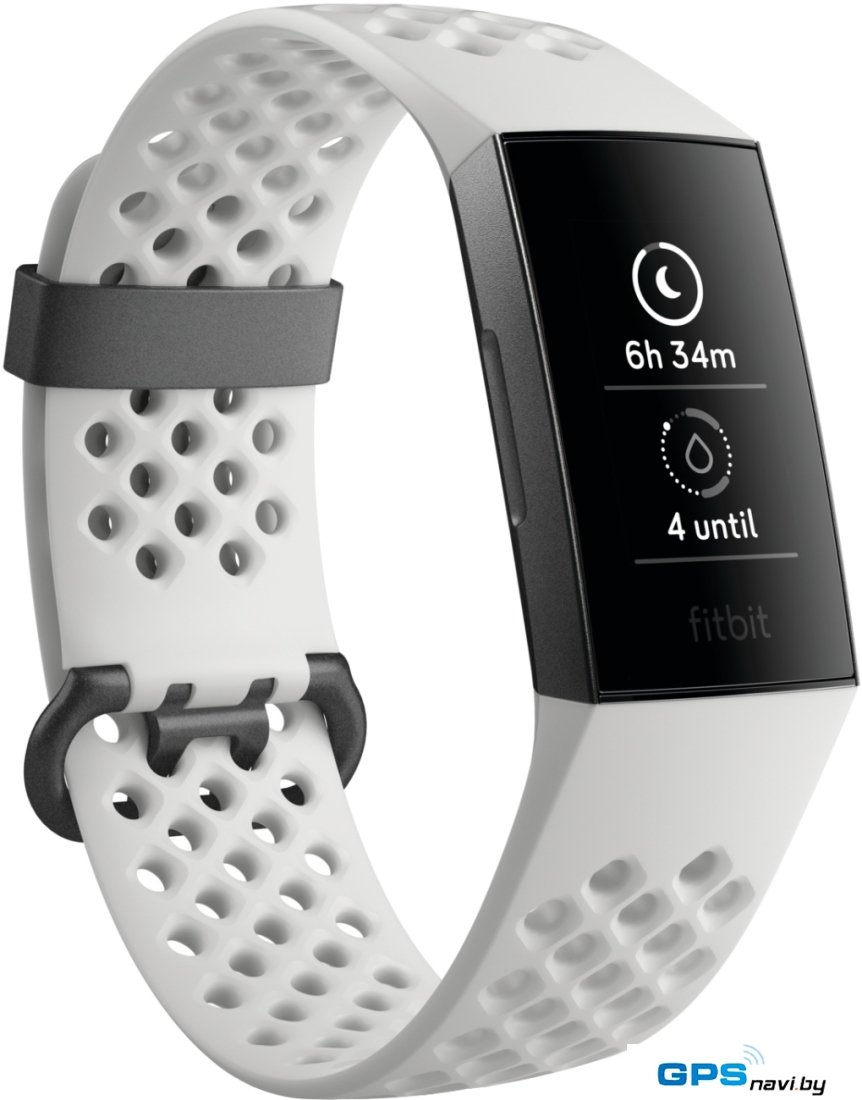 Фитнес-браслет Fitbit Charge 3 Special Edition (графитовый/белый)