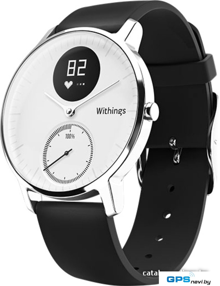Гибридные умные часы Withings Steel HR 36mm White