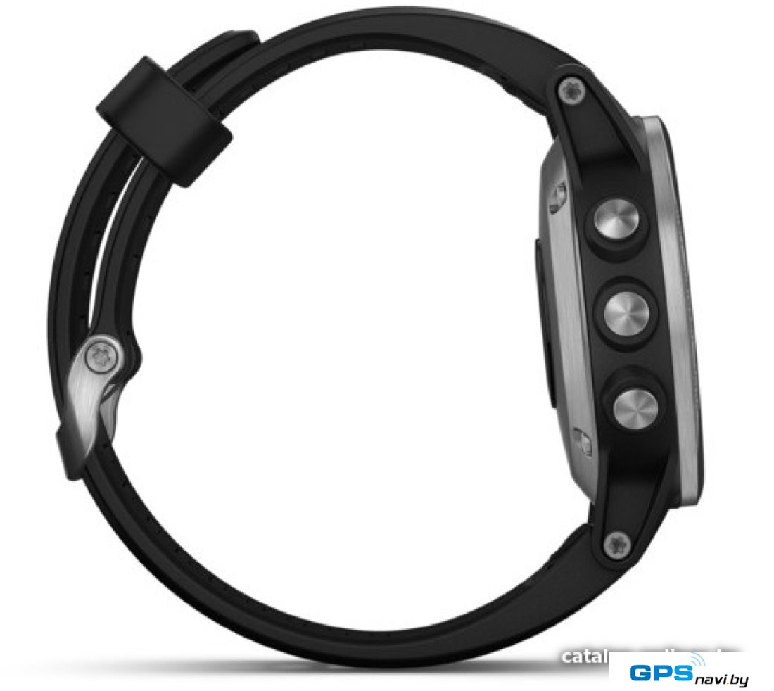 Умные часы Garmin Fenix 5S Plus (серебристый/черный)