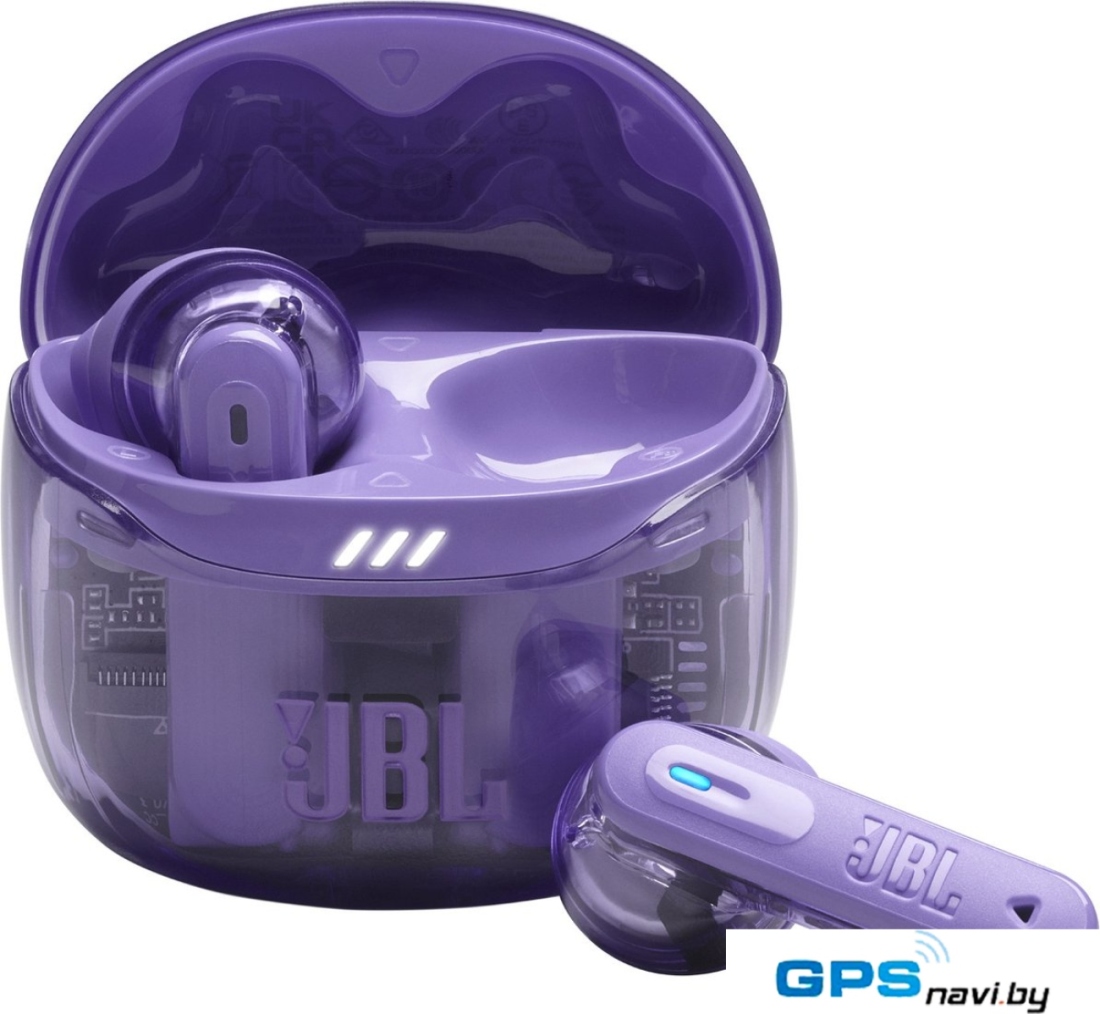 Наушники JBL Tune Flex 2 Ghost (фиолетовый)