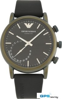 Умные часы Emporio Armani Hybrid 3016 (зеленый/черный)