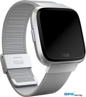 Ремешок Fitbit сетчатый для Fitbit Versa (серебристый)
