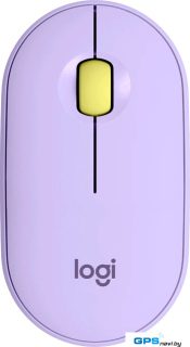 Мышь Logitech M350 Pebble (лавандовый)