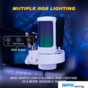 Проводной микрофон FIFINE A8T (белый)