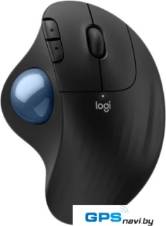 Мышь Logitech Ergo M575S (черный, синий шарик)