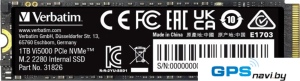 SSD Verbatim Vi5000 1TB 31826