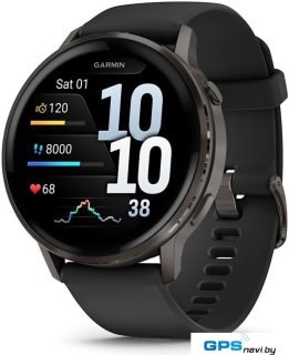 Умные часы Garmin Venu 4 45 мм (черный)