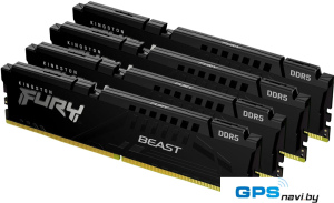 Оперативная память Kingston FURY Beast 4x16ГБ DDR5 6000 МГц KF560C40BBK4-64