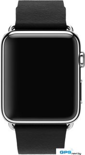 Умные часы Apple Watch 42mm Stainless Steel with Black Classic Buckle (MJ3X2)
