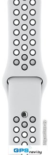 Умные часы Apple Watch Nike+ 38 мм (серебристый алюминий/чистая платина, черный)