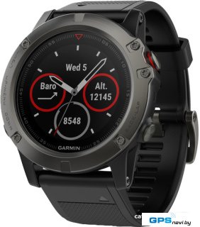 Умные часы Garmin Fenix 5X Sapphire 51mm (серый/черный) [010-01733-01]