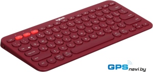 Клавиатура Logitech Multi-Device K380 Bluetooth 920-007655 (красный, нет кириллицы)