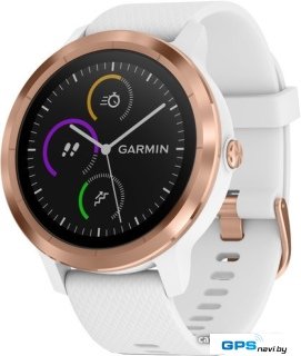 Умные часы Garmin Vivoactive 3 (золотистый/белый)