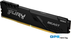 Оперативная память Kingston FURY Beast 16GB DDR4 PC4-28800 KF436C18BB/16