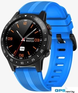 Умные часы Lemfo M5S GPS (синий)
