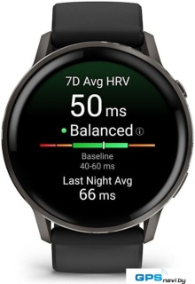 Умные часы Garmin Venu 4 45 мм (черный)