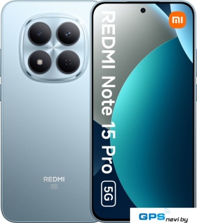 Телефон Xiaomi Redmi Note 15 Pro 5G 8GB/256GB международная версия (синий)