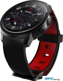Умные часы Lemfo LEF2 (черный/красный)